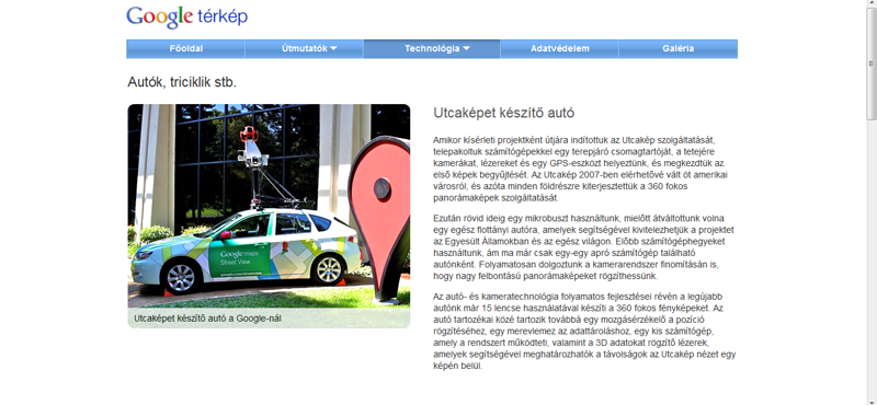 Ilyen járművekkel készíti a Google a Street View képeket