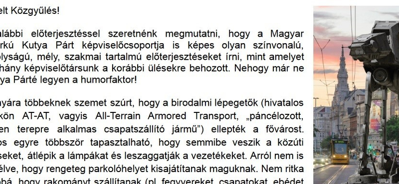 Kovács Gergely kitiltaná a birodalmi lépegetőket Budapestről