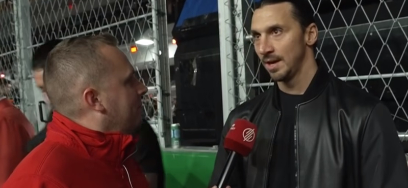 „Sokba kerülök!" – mondta Ibrahimovic az M4 Sport riporterének, aki a magyar válogatottba hívta