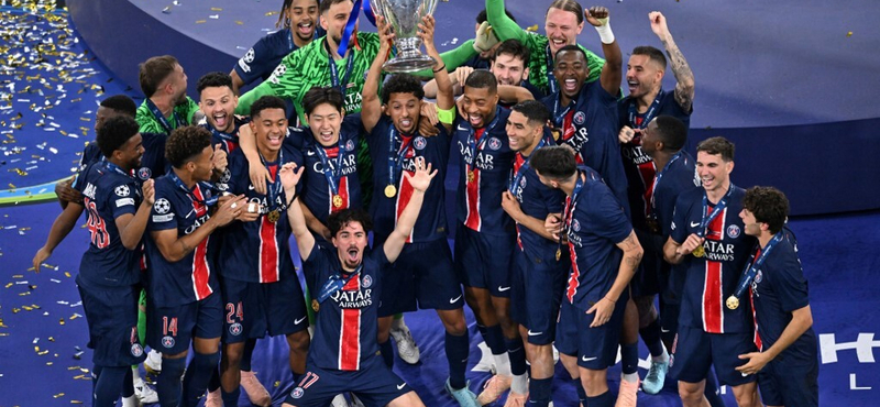 Kiütés a BL-döntőben: története során először győzött a PSG
