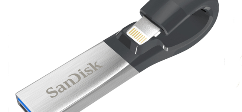 Itt a SanDisk különleges USB flash tárolója iPhone-hoz