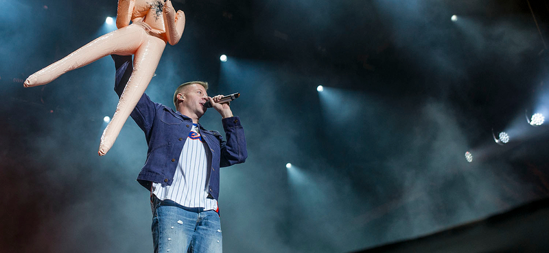 Macklemore elégedett volt a Sziget-közönséggel