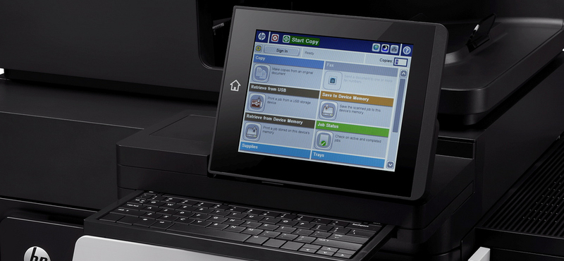 Érintésalapú nyomtató a HP-től