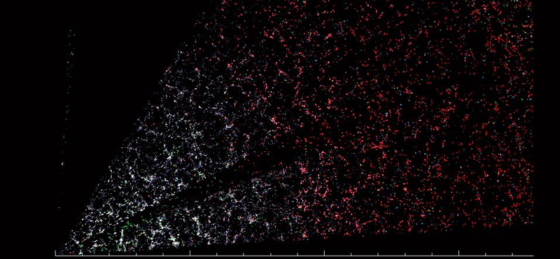 7,5 millió galaxis kozmikus hálózata látható ezen a hatalmas, 3D-s térképen