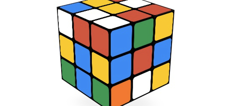 Csak ma: Rubik-kockával játszhat a Google-n