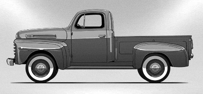 Látványos animgif: így változott meg a Ford pickup 70 év alatt