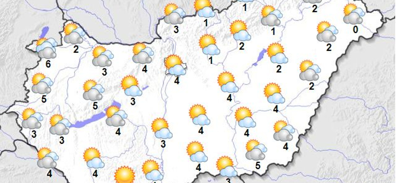 Napsütéssel tarkított felhős idő várható