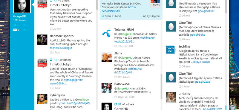 Fantasztikus Twitter kliens, Metro UI felülettel! Nem csak Windows 8-ra!