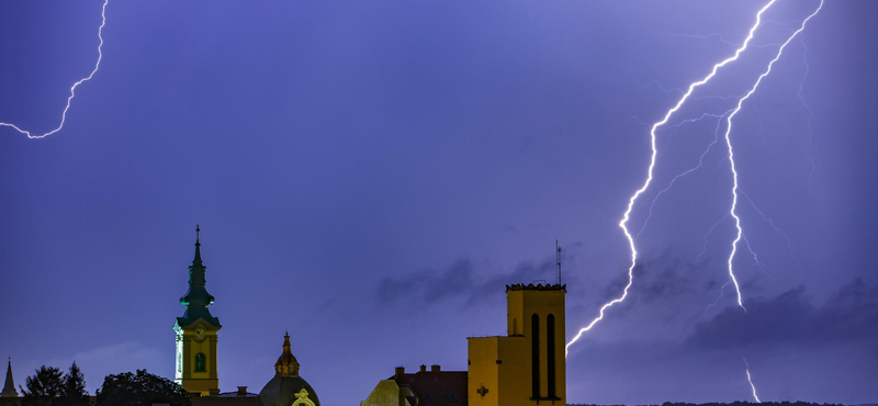 Égzendülés most: veszélyjelzést adott ki a meteorológiai szolgálat