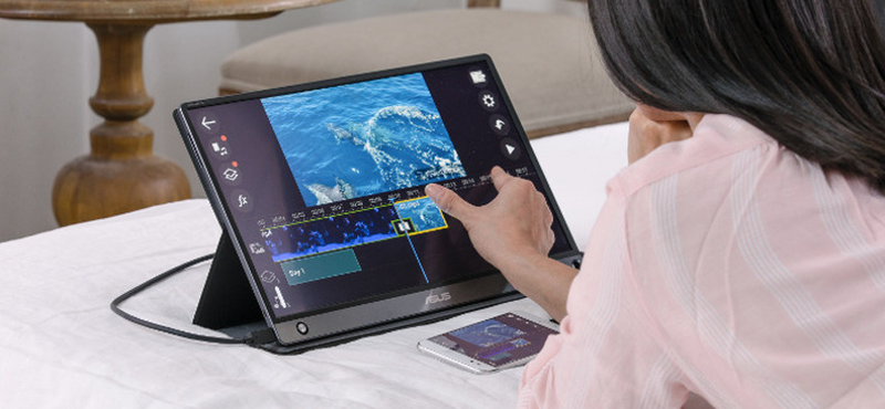 Jól jöhet a telefonja mellé: hordozható érintőképernyőt jelentett be az ASUS