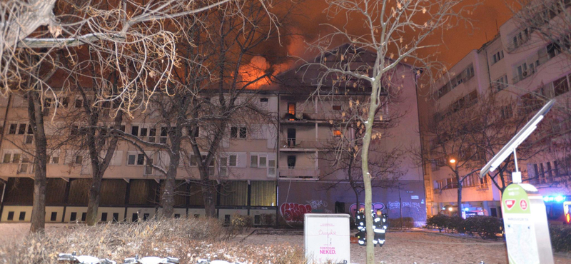 Kollégium gyulladt ki a IX. kerületben, egy ember meghalt