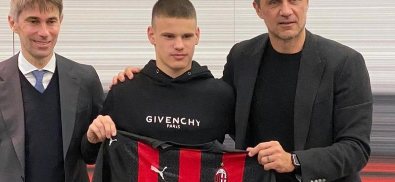 17 éves magyar focistát szerződtetett az NB II.-ből az AC Milan