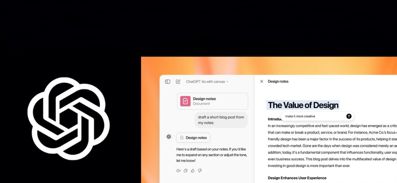 Ez tetszeni fog: megmutatjuk, mire jó a ChatGPT újdonsága, a Canvas felület