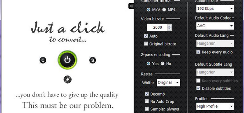 Még jobb minőség: egykattintásos fájlkonvertálás