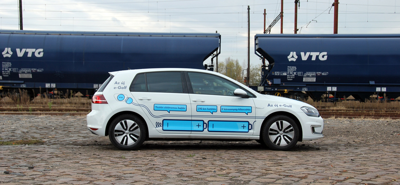 Népautó – aranyáron: Volkswagen e-Golf teszt