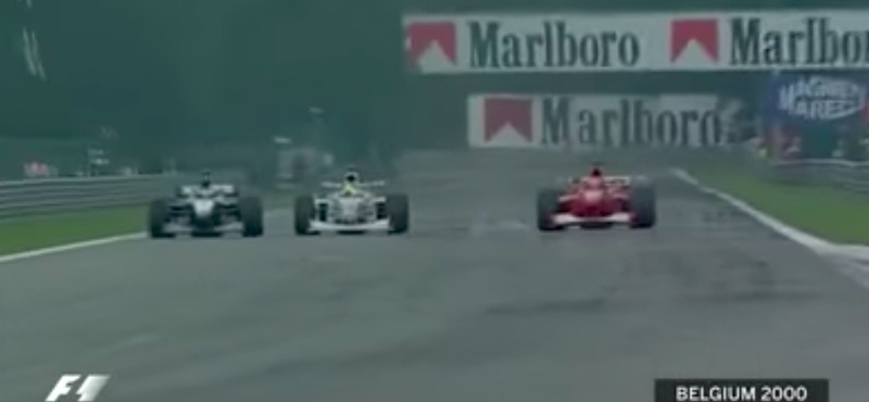 Schumacher vs Häkkinen: videón minden idők egyik legizgalmasabb előzése