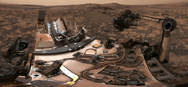 Itt megnézheti: egy 360 fokos panorámaszelfit készített magáról a NASA Mars-járója