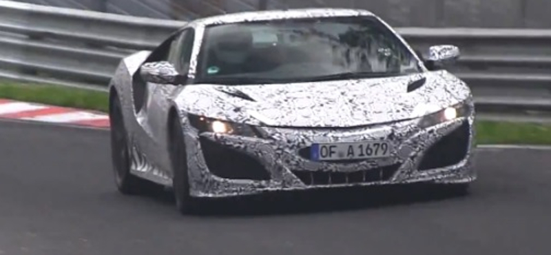 Már a Nürburgringen repeszt az új Honda NSX – videó