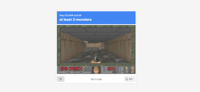 Valaki beépítette a Doomot az idegesítő Captcha-ellenőrzésbe – játékos módon igazolhatja, hogy nem robot