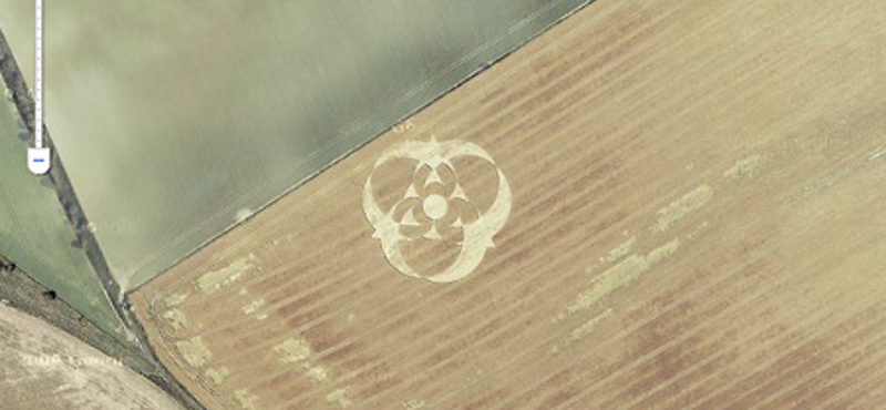 Gabonakörök a Google Earth-ben. Galéria.