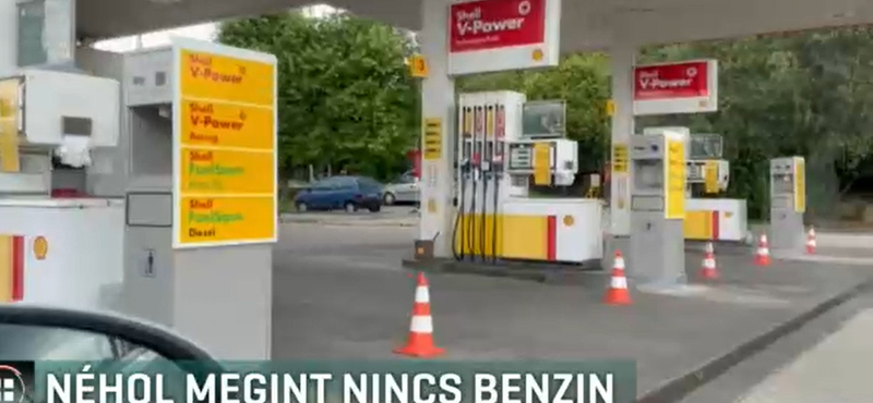 Megint akadozik az üzemanyag-ellátás, bezárt Shell-kutat is talált az RTL