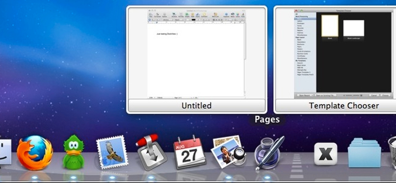 Windows 7 stílusú előkép a Dockhoz OS X-re