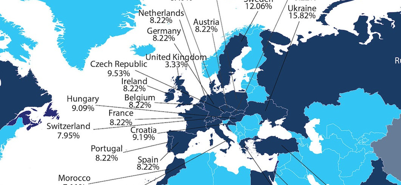 Magyarország bekerült a top 10-be az amerikaiaknál – térkép