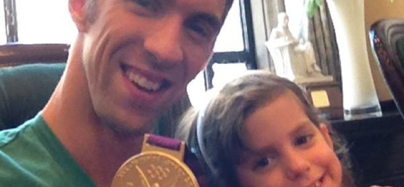 Fotó: Michael Phelps, mint nagybácsi