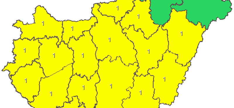 Viharok és károkozó szél várható ma, Budapesten lesz a leghidegebb – térkép