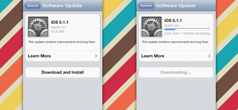 Letölthető az iOS 5.1.1-es frissítése iPadre és iPhone-ra