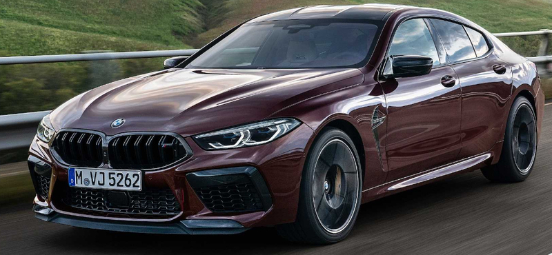 Hazánkban a 600 lóerős 4 ajtós BMW M8 Gran Coupé