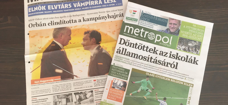 Puccs, pénz, politika - a magyar sajtó fekete napjai