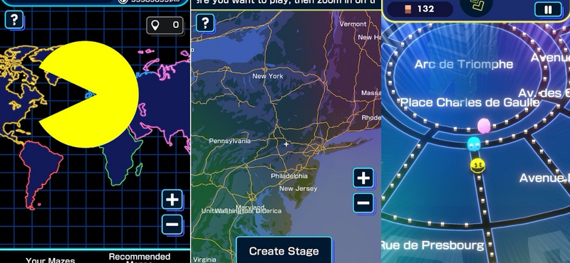 Jön a mobilos Pac-Man: saját utcánkban gyűjthetünk majd sárga pöttyöket
