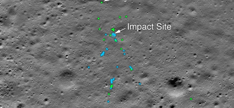 Megvan, hol zuhant le a Holdon az indiai holdjáró