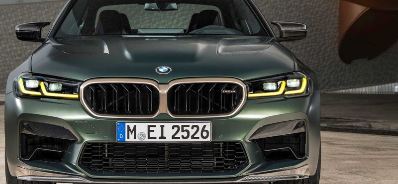 Itt a méregdrága BMW M5 CS, a gyártó eddigi legerősebb közúti modellje