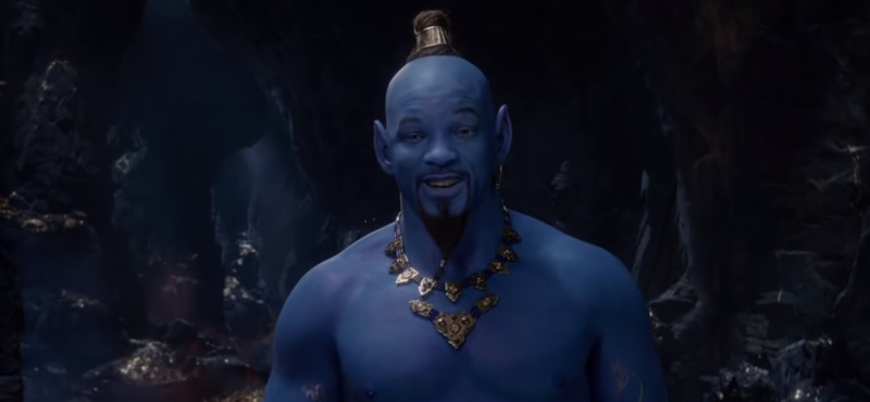 Will Smith nagyon kék az élő szereplős Aladdin előzetesében