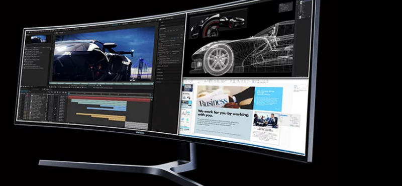 A Samsung megcsinálta a világ legszélesebb ívelt számítógépes monitorát