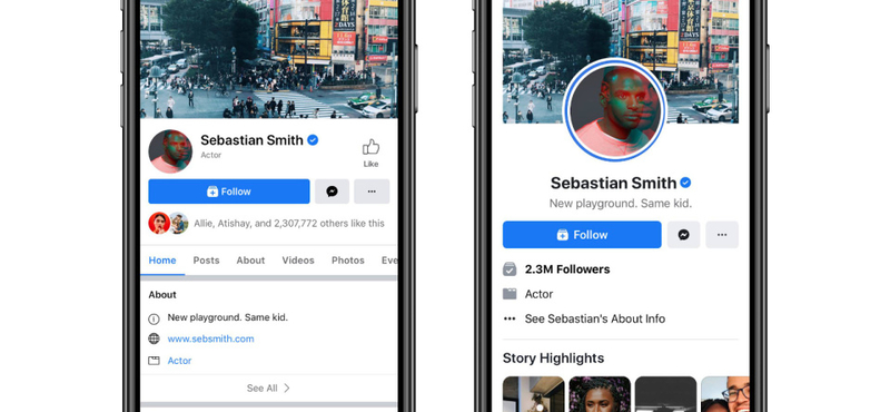 Megváltoznak a Facebook-oldalak, már tesztelik az új kinézetet
