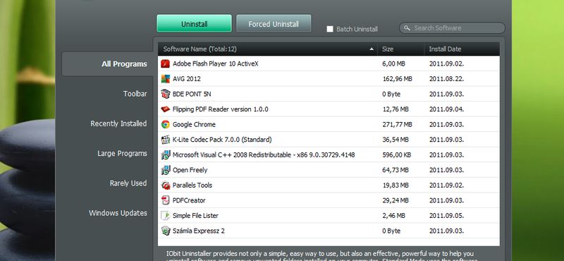 Itt az iObit Uninstaller 2: programok tökéletes eltávolítása