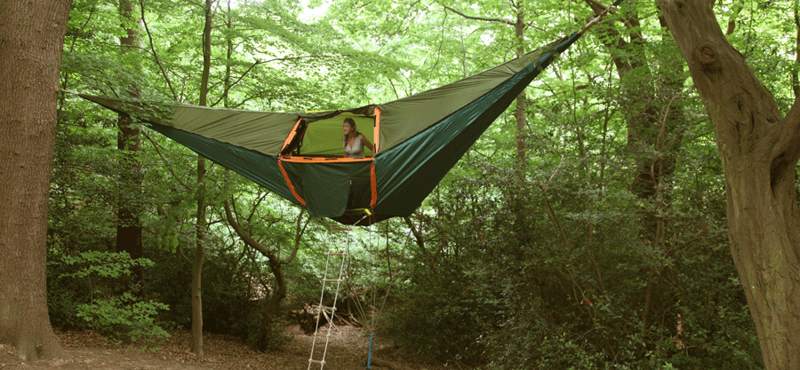 Tentsile, a lebegő sátor bárhova felállítható