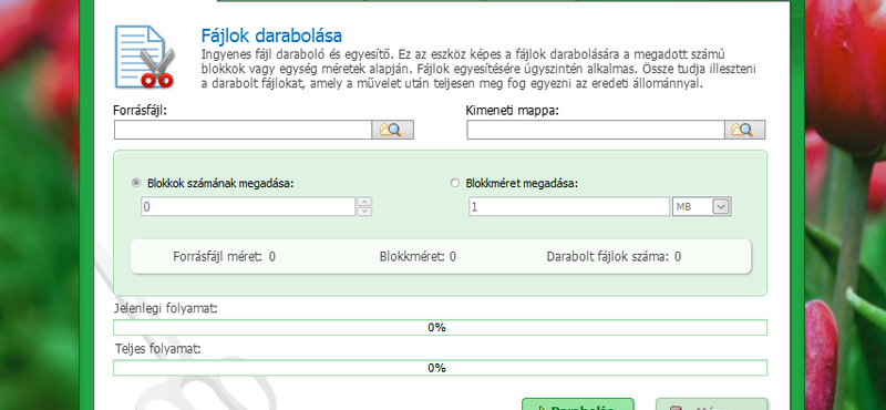 Daraboljunk fájlokat kényelmesen és ingyen, magyar nyelvű szoftverrel
