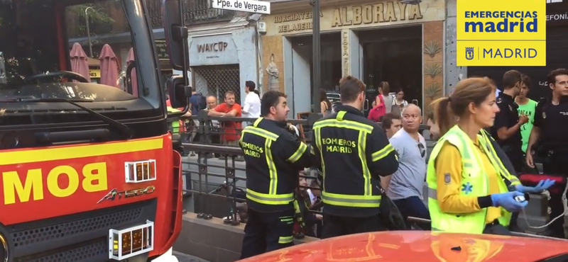 Felrobbant egy táblagép a madridi metrón, sokan pánikba estek – videók