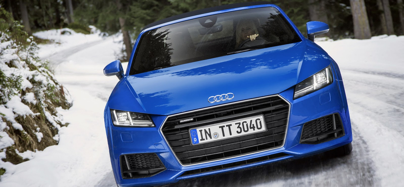 Télen is megautóztatták az Audi TT Roadsterét