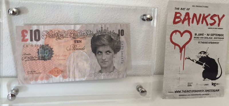 A brit közgyűjteménybe került Banksy "pénze"