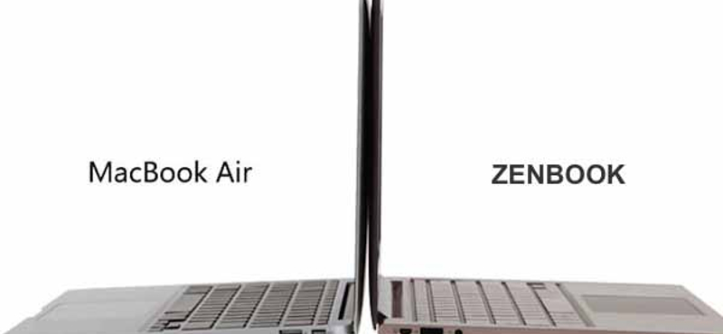 Túlságosan hasonlít az Asus Zenbook – nyomást gyakorol az Apple