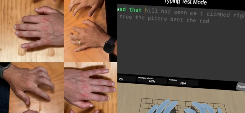 Se mobil nem volt előtte, se billentyűzet, Mark Zuckerberg mégis 100 szót gépelt le percenként a virtuális valóságban