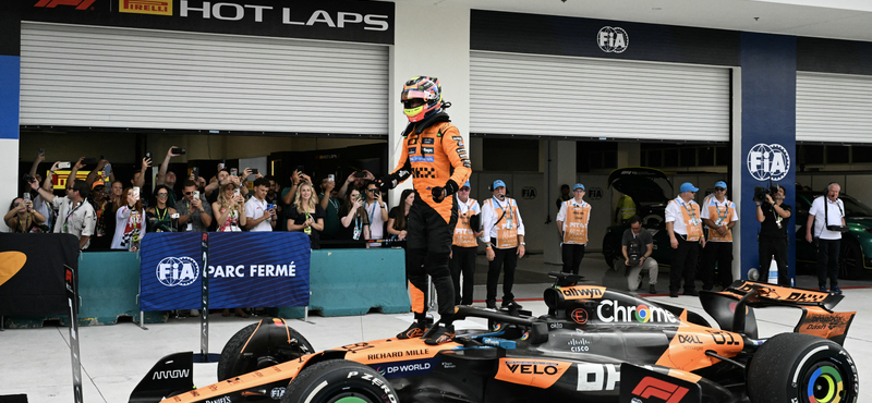 Kettős McLaren-siker a Miami Nagydíjon, Verstappen lemaradt a dobogóról