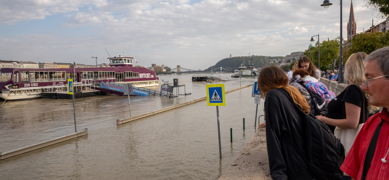 Fotókon mutatjuk, hol áll most a víz Budapesten