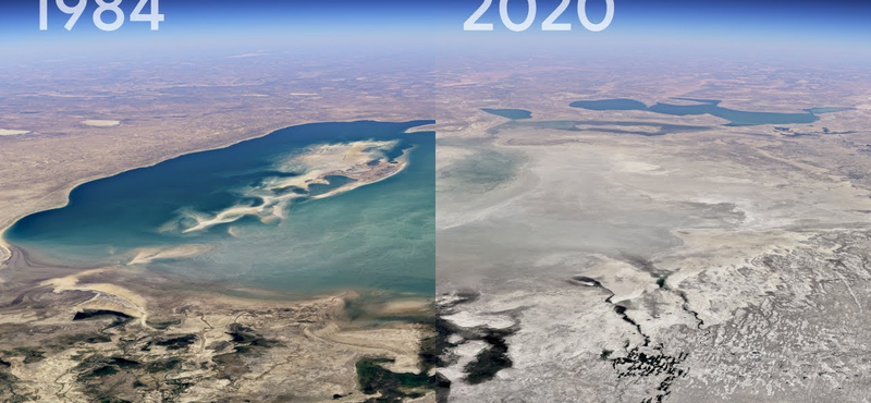 Már a Google Earthben is látható, mit művelt eddig a bolygóval a klímaváltozás