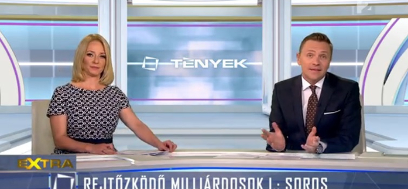 Marsi Anikóval ment neki Sorosnak a TV2 - videó